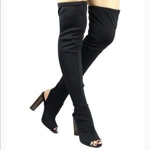 ❌SOLD❌NEW Over The Knee Black Boots